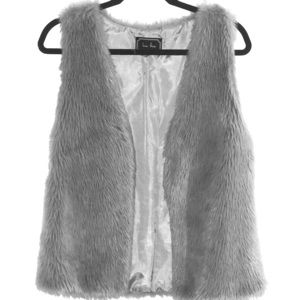 Faux fur vest